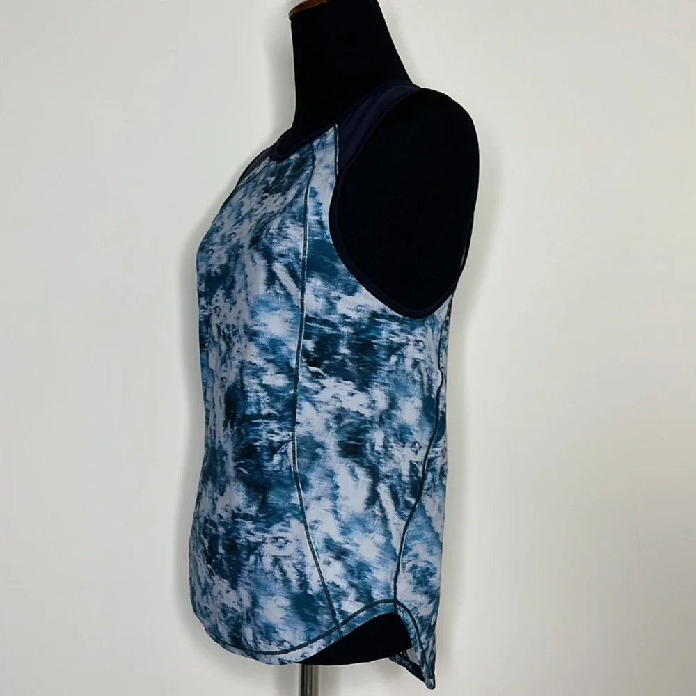LULULEMON Blue Mesh Performance Tank Top XS